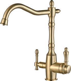 Смеситель для кухни ZORG Steel Hammer SH 812 BRONZE